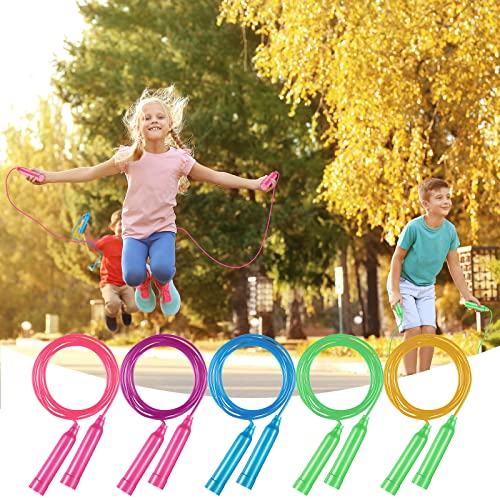 Colorful Adjustable Jump Ropes for Kids - 30 Pack