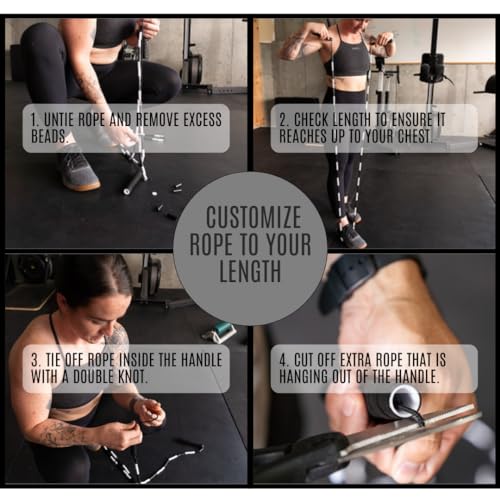Beaded Jump Rope for Functional Fitness Training