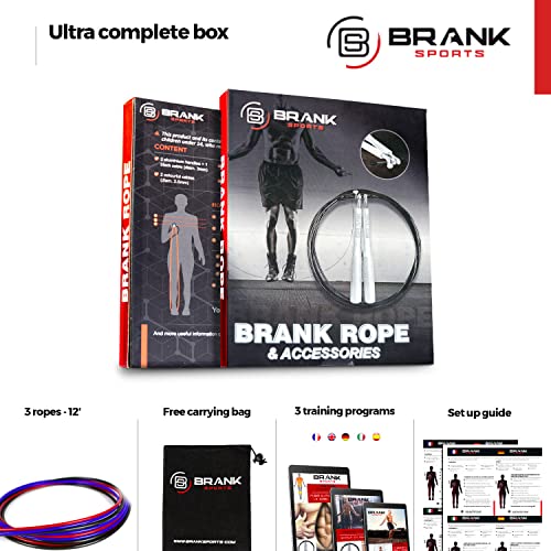 BRANK SPORTS® Premium Speed Rope Set for Fitness