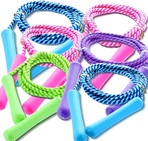 Colorful Adjustable Jump Rope Set for Kids