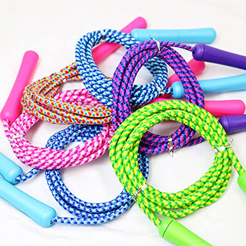 Colorful Adjustable Jump Rope Set for Kids