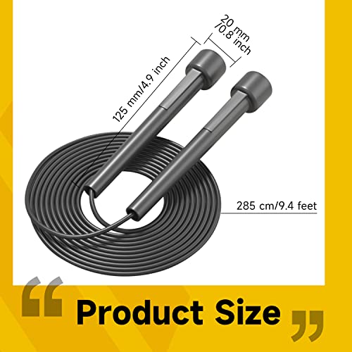 Adjustable Tangle-Free Jump Rope for Fitness 10 Pack