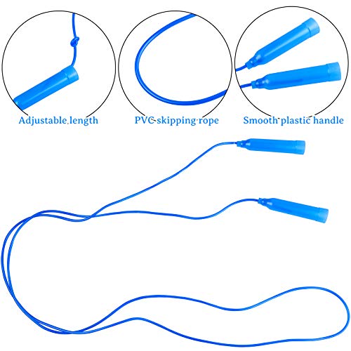 Elcoho 15 Pack Kids Adjustable Jump Rope Set