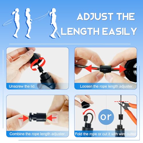 Adjustable Tangle-Free Jump Rope 3 Pack