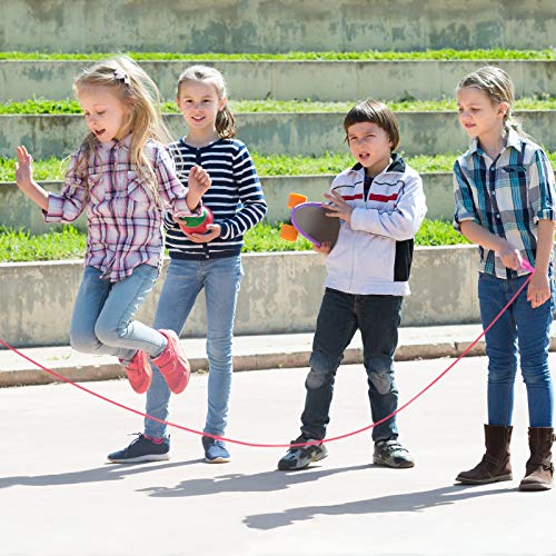 Elcoho 15 Pack Kids Adjustable Jump Rope Set