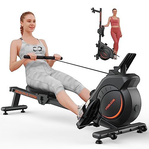 YOSUDA Magnetic Rowing Machine with LCD Monitor