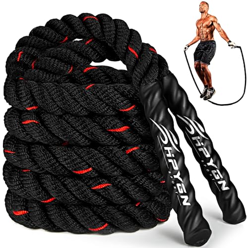 HPYGN Heavy Weighted Jump Rope for Home Gym