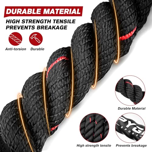 HPYGN Heavy Weighted Jump Rope for Home Gym