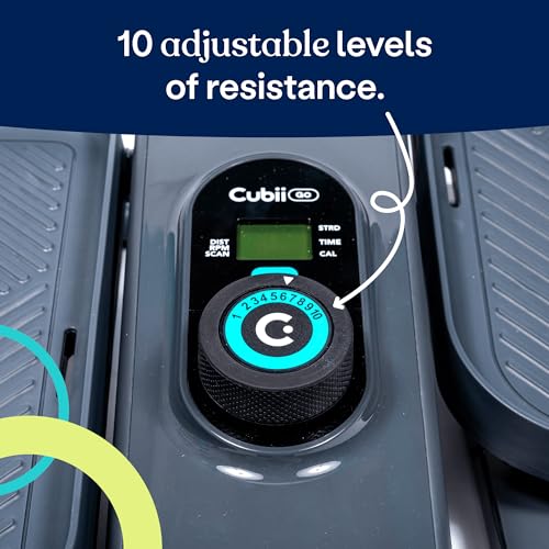Cubii GO Aqua - Portable Under Desk Elliptical
