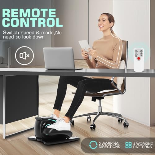 Electric Under Desk Elliptical Leg Exerciser for Home