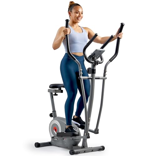 Sunny Health & Fitness 2-in-1 Elliptical Bike