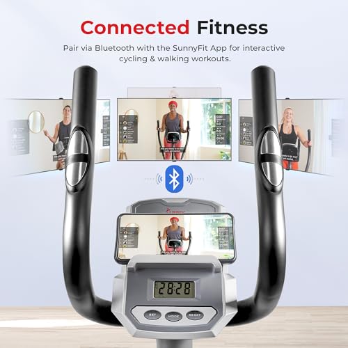 Sunny Health & Fitness 2-in-1 Elliptical Bike