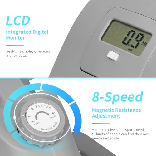 KYY Portable Under Desk Elliptical Exerciser