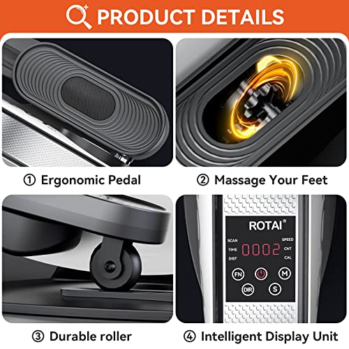 ROTAI Electric Under Desk Elliptical Exerciser