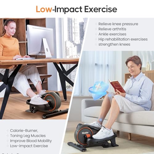 Niceday 2-in-1 Under Desk Elliptical Exerciser