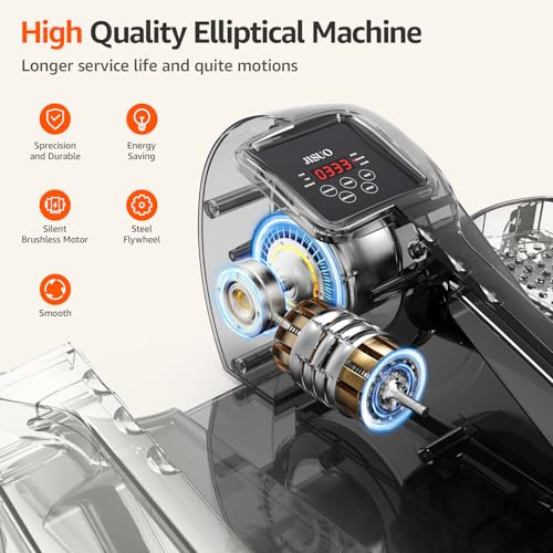 JISUO Portable Under Desk Elliptical Machine for Seniors