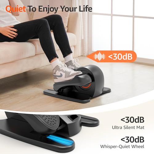 JISUO Portable Under Desk Elliptical Machine for Seniors