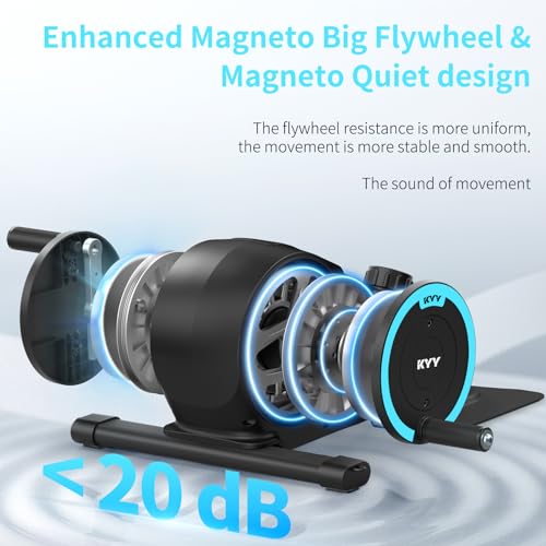 KYY Portable Under Desk Elliptical Exercise Machine