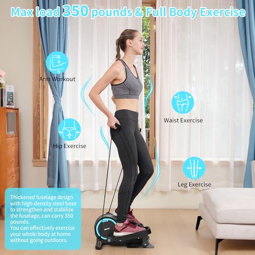 KYY Portable Under Desk Elliptical Exercise Machine