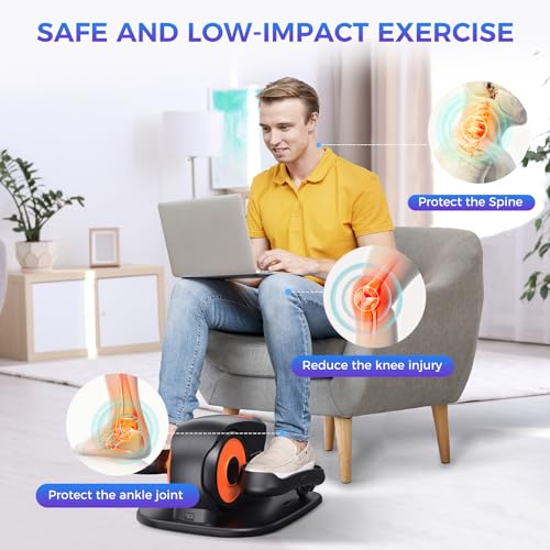 Portable Under Desk Elliptical for Home Workouts
