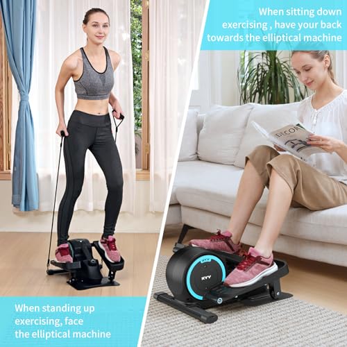 KYY Portable Under Desk Elliptical Exercise Machine