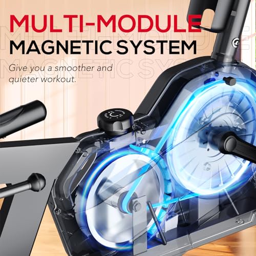 KeppiFitness Recumbent Exercise Bike with Magnetic Resistance