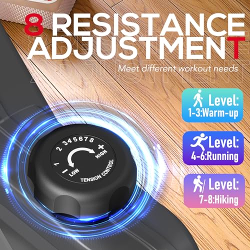 KeppiFitness Recumbent Exercise Bike with Magnetic Resistance