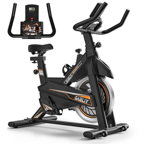 Stationary Exercise Bike with Digital Display & Comfort