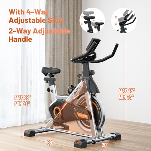 Stationary Exercise Bike with Digital Display