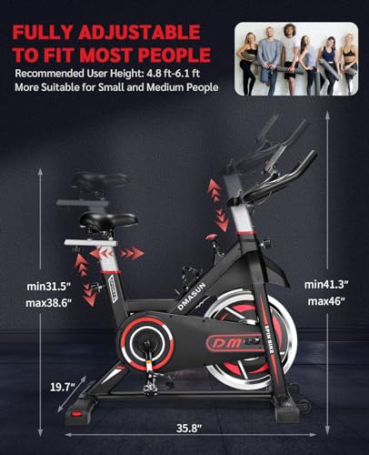 DMASUN Indoor Cycling Bike with Digital Display