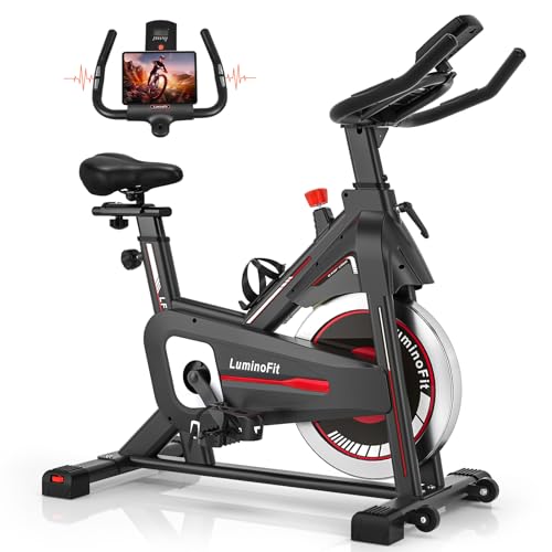 Silent Indoor Exercise Bike with Tablet Holder