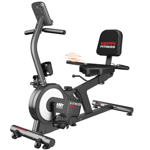 KeppiFitness Recumbent Exercise Bike with Magnetic Resistance