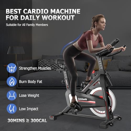 Silent Indoor Exercise Bike with Tablet Holder