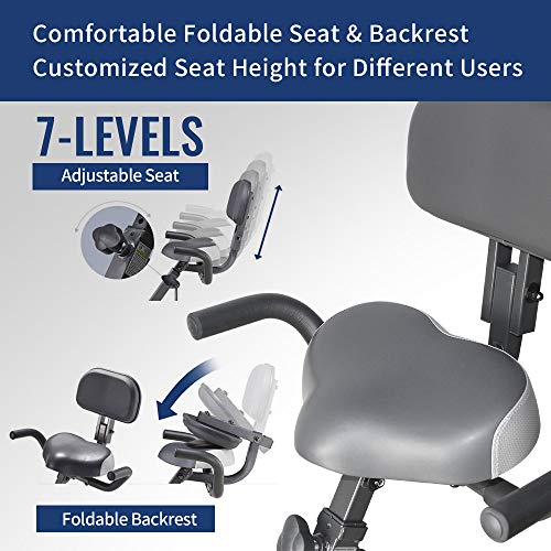 LEIKE X Bike Ultra-Quiet Folding Exercise Bike