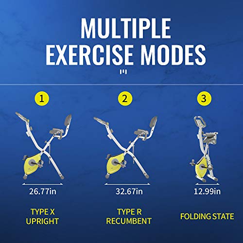 LEIKE X Bike Ultra-Quiet Folding Exercise Bike