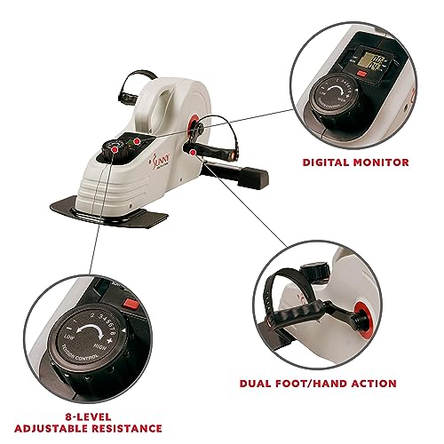 Sunny Health Dual Function Magnetic Pedal Exerciser