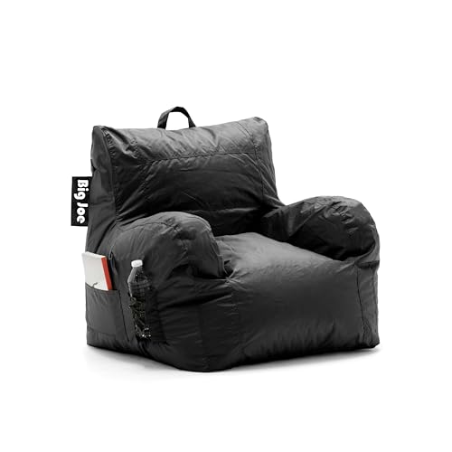 Big Joe 3ft Black Bean Bag Chair with Pocket