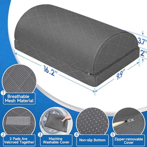 CushZone Adjustable Foot Rest for Gaming Comfort
