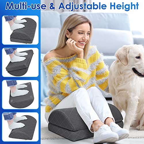 CushZone Adjustable Foot Rest for Gaming Comfort