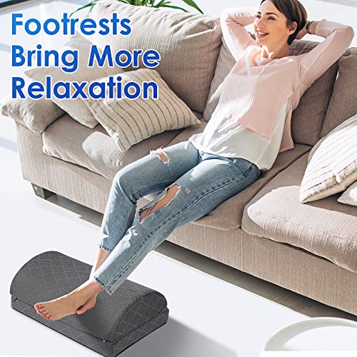 CushZone Adjustable Foot Rest for Gaming Comfort