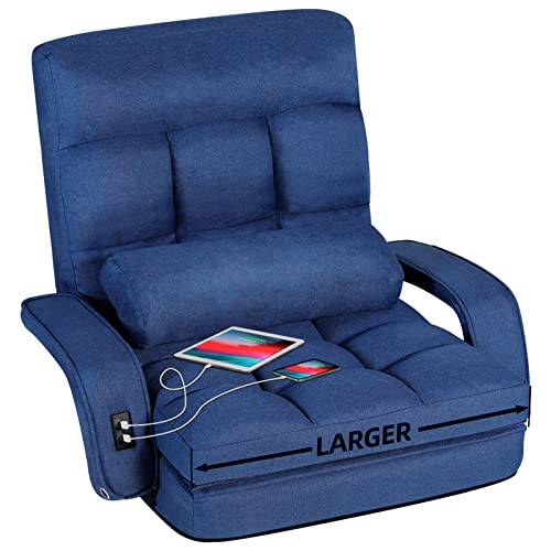 STHOUYN 5-Position Comfy Gaming Floor Chair