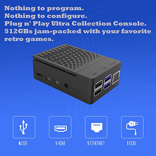 Epic Retro Gaming Console - 512GB, 150,000 Games