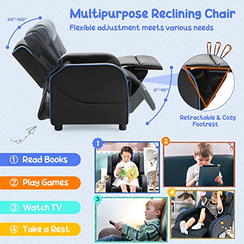 Costzon Adjustable Kids Gaming Recliner Chair