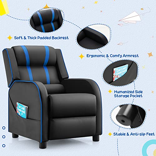 Costzon Adjustable Kids Gaming Recliner Chair