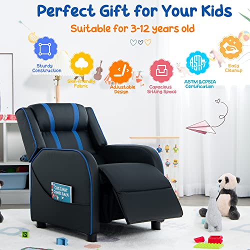 Costzon Adjustable Kids Gaming Recliner Chair