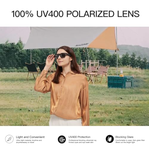 OhO Smart Glasses with Bluetooth Audio and UV Protection