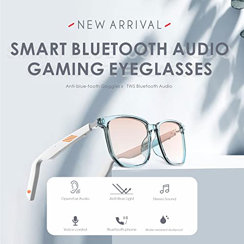 WGP Smart Audio Glasses with Bluetooth & Anti-Blue Light