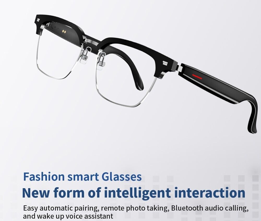 Bluetooth Smart Glasses with Anti Blue-Light Audio