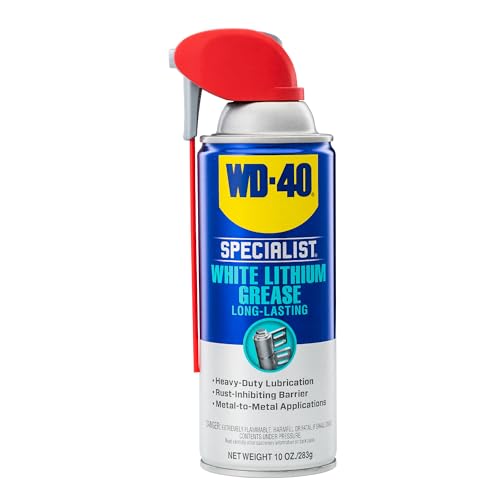 Versatile White Lithium Grease Spray with Dual Nozzle