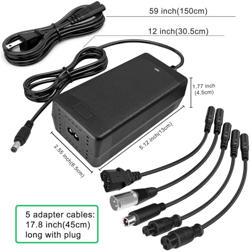 Universal 54.6V 2A Electric Scooter Battery Charger